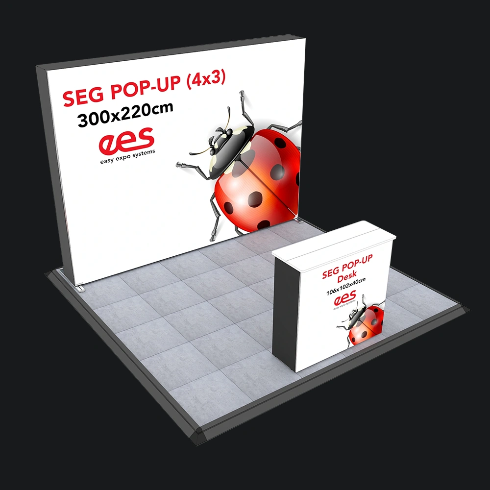 Seg Pop-up 3x3 Stand