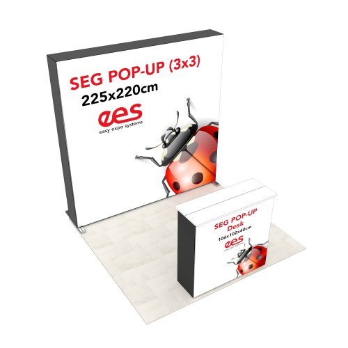 Seg Pop-up 3x3 Stand